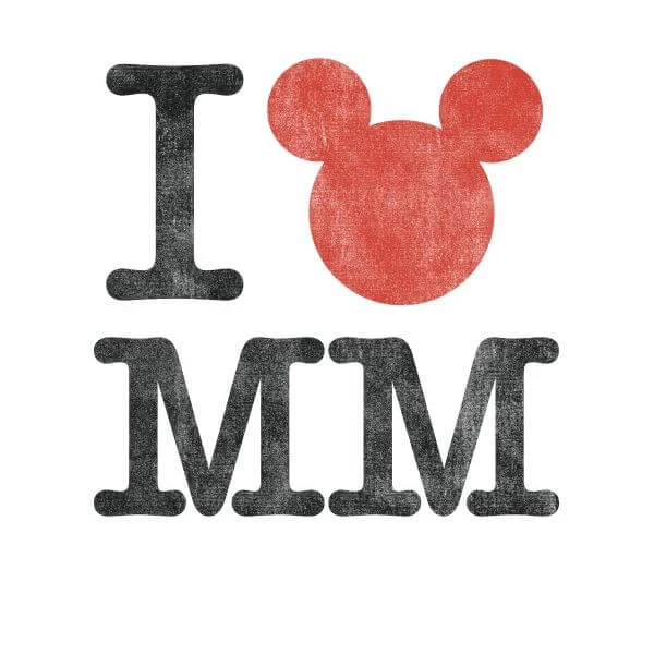 T-Shirt Femme I Heart MM Mickey Mouse (Disney) - Blanc 4 T-Shirt Femme I Heart MM Mickey Mouse (Disney) - Blanc – Image 2