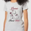 T-Shirt Femme Love At First Bite - Blanche - Neige (Princesse Disney) - Gris -Disney 11666954 1674624232533308