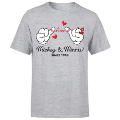 T-Shirt Homme Mickey Mouse Et Minnie Depuis 1928 (Disney) - Gris 11 T-Shirt Homme Mickey Mouse Et Minnie Depuis 1928 (Disney) - Gris -Disney 11667606 1344619031624282