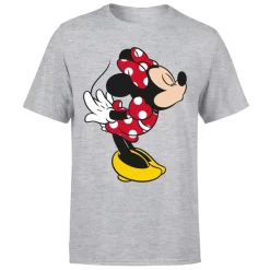 T-Shirt Homme Bisou Minnie Mouse (Disney) - Gris -Disney 11667660 1974619035151724