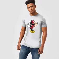 T-Shirt Homme Bisou Minnie Mouse (Disney) - Gris -Disney 11667660 2094619034685062