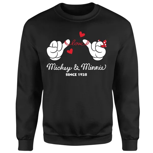 Sweat Homme Mickey Mouse Et Minnie Depuis 1928 (Disney) - Noir 6 Sweat Homme Mickey Mouse Et Minnie Depuis 1928 (Disney) - Noir – Image 4
