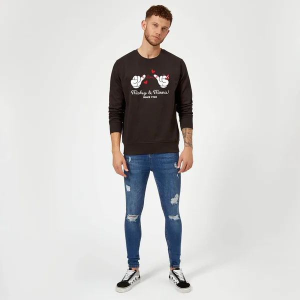 Sweat Homme Mickey Mouse Et Minnie Depuis 1928 (Disney) - Noir 5 Sweat Homme Mickey Mouse Et Minnie Depuis 1928 (Disney) - Noir – Image 3