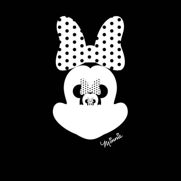 T-Shirt Femme Minnie Mouse Illusions (Disney) - Noir 4 T-Shirt Femme Minnie Mouse Illusions (Disney) - Noir – Image 2