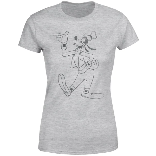 T-Shirt Femme Dingo Classique (Disney) - Gris 7 T-Shirt Femme Dingo Classique (Disney) - Gris – Image 5