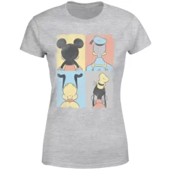 T-Shirt Femme Mickey Mouse Donald Duck Pluto Dingo (Disney) - Gris 11 T-Shirt Femme Mickey Mouse Donald Duck Pluto Dingo (Disney) - Gris -Disney 11672036 1774624472345718