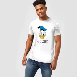 T-Shirt Homme Donald Duck (Disney) - Blanc -Disney 11672533 1514619052881877