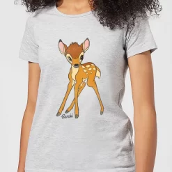 T-Shirt Femme Bambi Disney - Gris