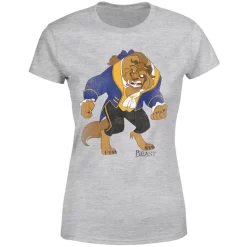 Disney Beauty And The Beast Classic Women's T-Shirt - Grey 11 Disney Beauty And The Beast Classic Women's T-Shirt - Grey -Disney 11706041 1954624472969190