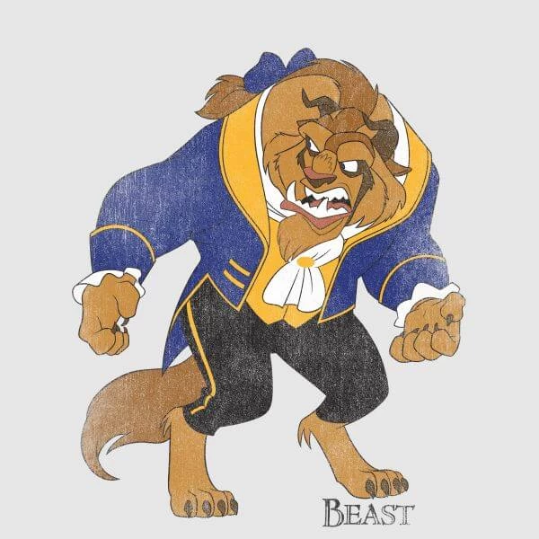 Disney Beauty And The Beast Classic Women's T-Shirt - Grey 4 Disney Beauty And The Beast Classic Women's T-Shirt - Grey – Image 2