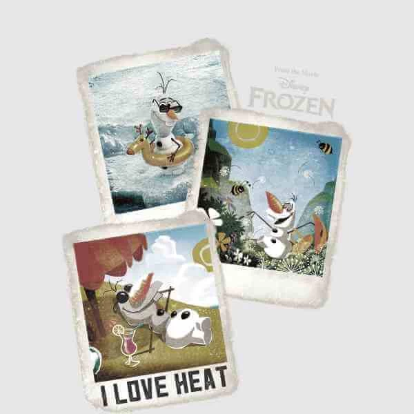 Disney T-Shirt Homme La Reine Des Neiges - Polaroid Olaf - Gris 4 Disney T-Shirt Homme La Reine Des Neiges - Polaroid Olaf - Gris â Image 2