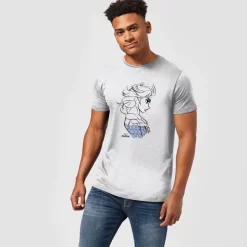 Disney T-Shirt Homme La Reine Des Neiges - Croquis Elsa Bleu - Gris 9 Disney T-Shirt Homme La Reine Des Neiges - Croquis Elsa Bleu - Gris -Disney 11795769 3634619604489342