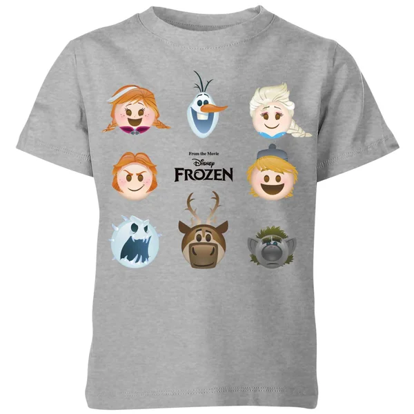 Disney T-Shirt Enfant La Reine Des Neiges - Emoji - Gris 3 Disney T-Shirt Enfant La Reine Des Neiges - Emoji - Gris