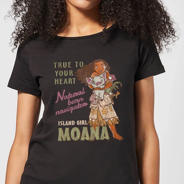 T-Shirt Femme Navigatrice Née Vaiana, La Légende Du Bout Du Monde Disney - Noir 3 T-Shirt Femme Navigatrice Née Vaiana, La Légende Du Bout Du Monde Disney - Noir