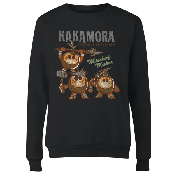 Sweat Femme Kakamora Vaiana, La Légende Du Bout Du Monde Disney - Noir 6 Sweat Femme Kakamora Vaiana, La Légende Du Bout Du Monde Disney - Noir – Image 4
