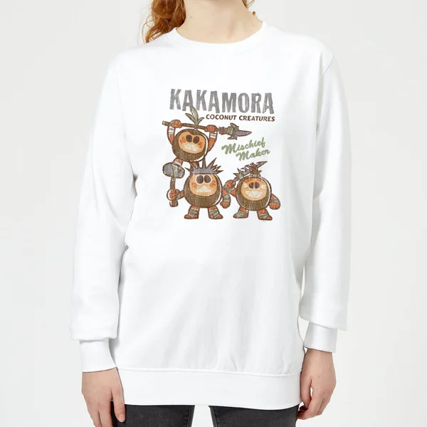 Sweat Femme Kakamora Vaiana, La Légende Du Bout Du Monde Disney - Blanc 3 Sweat Femme Kakamora Vaiana, La Légende Du Bout Du Monde Disney - Blanc