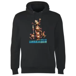 Sweat à Capuche Homme Kakamora Pyramide Vaiana, La Légende Du Bout Du Monde Disney - Noir