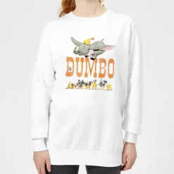 Sweat Femme Le Seul Et L'Unique Dumbo Disney - Blanc