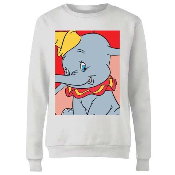 Sweat Femme Portrait Dumbo Disney - Blanc 6 Sweat Femme Portrait Dumbo Disney - Blanc – Image 4