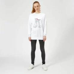 Disney Aristocats We Go Together Women's Sweatshirt - White 8 Disney Aristocats We Go Together Women's Sweatshirt - White -Disney 12038873 4664648642906431