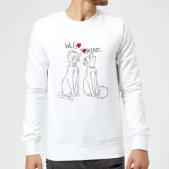 Disney Aristocats We Go Together Sweatshirt - White