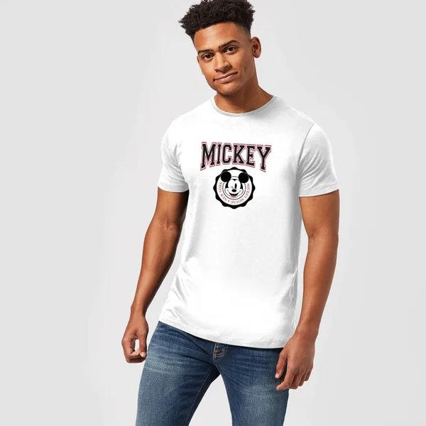 Disney Mickey New York Men's T-Shirt - White 5 Disney Mickey New York Men's T-Shirt - White â Image 3