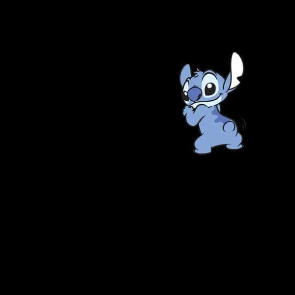 Disney Stitch Backside Men's T-Shirt - Black 4 Disney Stitch Backside Men's T-Shirt - Black – Image 2