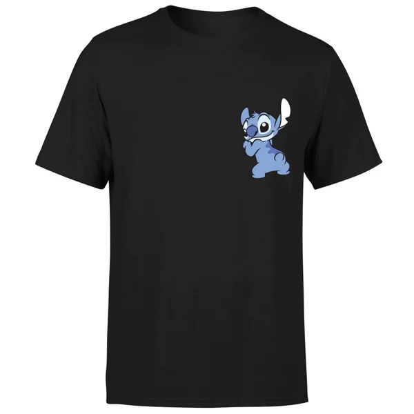 Disney Stitch Backside Men's T-Shirt - Black 3 Disney Stitch Backside Men's T-Shirt - Black