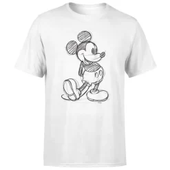 Disney Mickey Mouse Sketch Men's T-Shirt - White 11 Disney Mickey Mouse Sketch Men's T-Shirt - White -Disney 12057996 1624658988049569