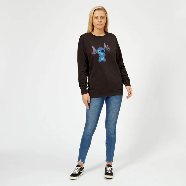 Disney Lilo And Stitch Little Devils Women's Sweatshirt - Black 5 Disney Lilo And Stitch Little Devils Women's Sweatshirt - Black – Image 3