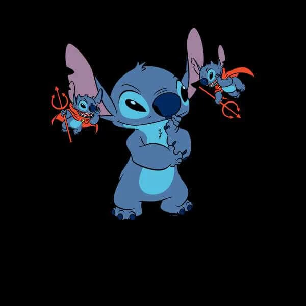 Disney Lilo And Stitch Little Devils Women's Sweatshirt - Black 4 Disney Lilo And Stitch Little Devils Women's Sweatshirt - Black – Image 2