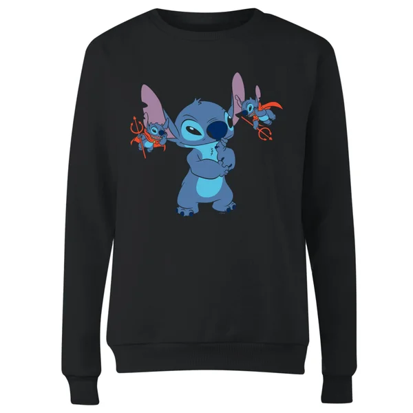 Disney Lilo And Stitch Little Devils Women's Sweatshirt - Black 6 Disney Lilo And Stitch Little Devils Women's Sweatshirt - Black – Image 4