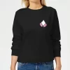 Disney Daisy Duck Backside Women's Sweatshirt - Black 2 Disney Daisy Duck Backside Women's Sweatshirt - Black -Disney 12058538 1184658998957269