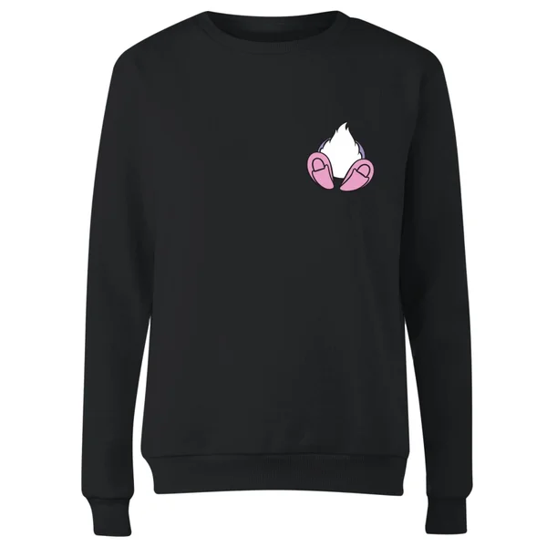 Disney Daisy Duck Backside Women's Sweatshirt - Black 6 Disney Daisy Duck Backside Women's Sweatshirt - Black – Image 4