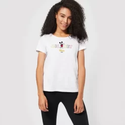 Disney Mickey Mouse Disney Wording Women's T-Shirt - White 9 Disney Mickey Mouse Disney Wording Women's T-Shirt - White -Disney 12059041 6274659010482852