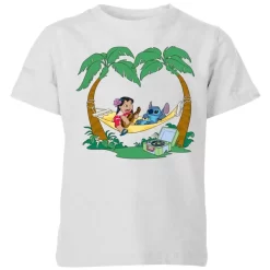 Disney Lilo And Stitch Play Some Music Kids' T-Shirt - Grey