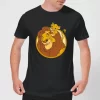 Disney Mufasa & Simba Men's T-Shirt - Black 1 Disney Mufasa & Simba Men's T-Shirt - Black -Disney 12222225 8994689837923592