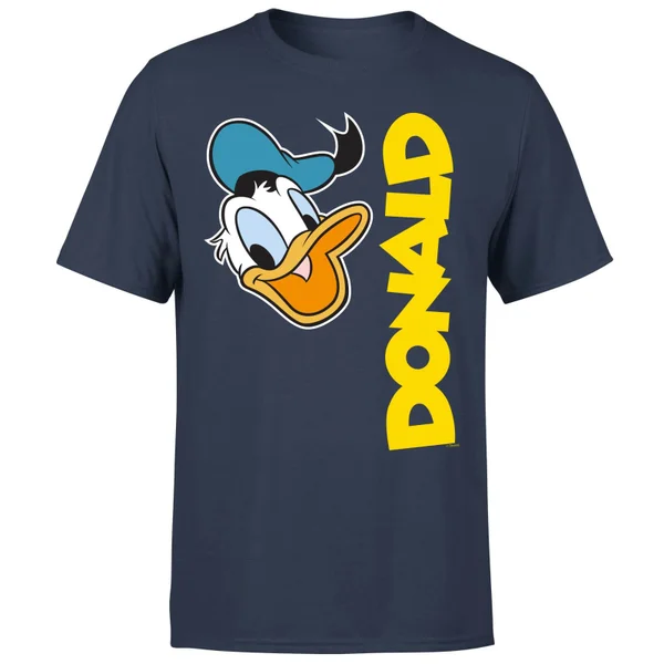 Disney Donald Duck Face Men's T-Shirt - Navy 7 Disney Donald Duck Face Men's T-Shirt - Navy – Image 5