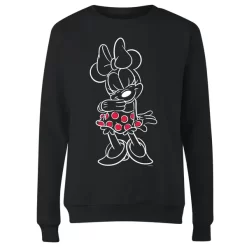 Disney Mini Mouse Line Art Women's Sweatshirt - Black 9 Disney Mini Mouse Line Art Women's Sweatshirt - Black -Disney 12222862 2004689841469214