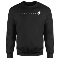 Disney Peter Pan Tinkerbell Pixie Power Sweatshirt - Black -Disney 12222939 1474689843838956