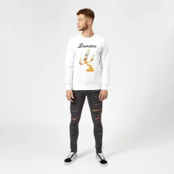 Disney Beauty And The Beast Lumiere Sweatshirt - White 8 Disney Beauty And The Beast Lumiere Sweatshirt - White -Disney 12222993 1724689845514762