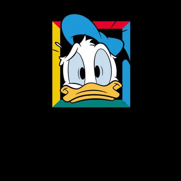 Disney Donald Face Hoodie - Black 4 Disney Donald Face Hoodie - Black â Image 2