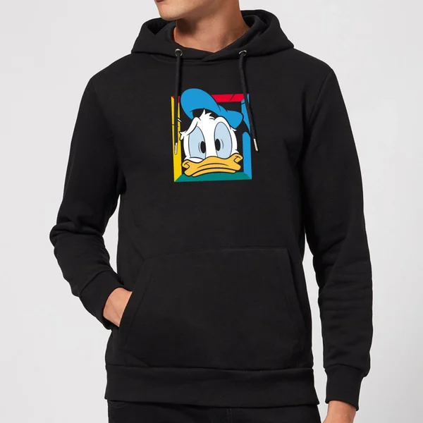 Disney Donald Face Hoodie - Black 3 Disney Donald Face Hoodie - Black