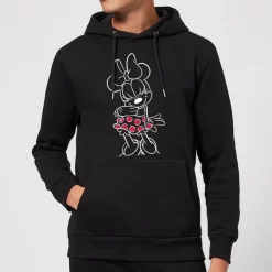 Disney Mini Mouse Line Art Hoodie - Black