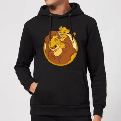 Disney Mufasa & Simba Hoodie - Black