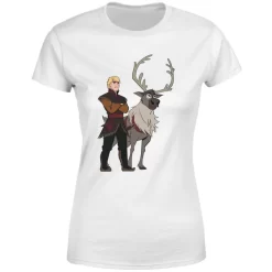 Disney Frozen 2 Sven And Kristoff Women's T-Shirt - White 11 Disney Frozen 2 Sven And Kristoff Women's T-Shirt - White -Disney 12320347 4574713190540875