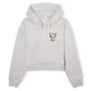Disney Moana Pua The Pig Women's Cropped Hoodie - Ecru Marl 1 Disney Moana Pua The Pig Women's Cropped Hoodie - Ecru Marl -Disney 13418279 4304900789791921