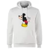 Disney Mickey Mouse Mickey Split Kiss Hoodie - White 1 Disney Mickey Mouse Mickey Split Kiss Hoodie - White -Disney 13978620 2044993071460824