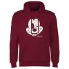 Disney Mickey Mouse Worn Face Hoodie - Burgundy 1 Disney Mickey Mouse Worn Face Hoodie - Burgundy -Disney 13978674 1044993071745614