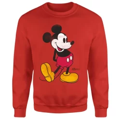 Disney Mickey Mouse Classic Kick Sweatshirt - Red